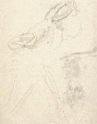 Edgar Degas Studies for the Daughter of Jephthah oil